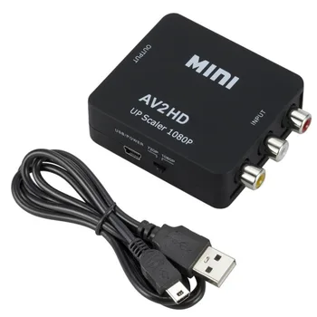 Соединительный кабель AV-HDMI преобразователя AV-HDMI HD 1080P AV2HDMI аудио-видео кабель видеокабель RCA-HDMI